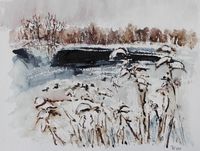 Nymphensee Brieselang Winter II 2021 (39 x 29)